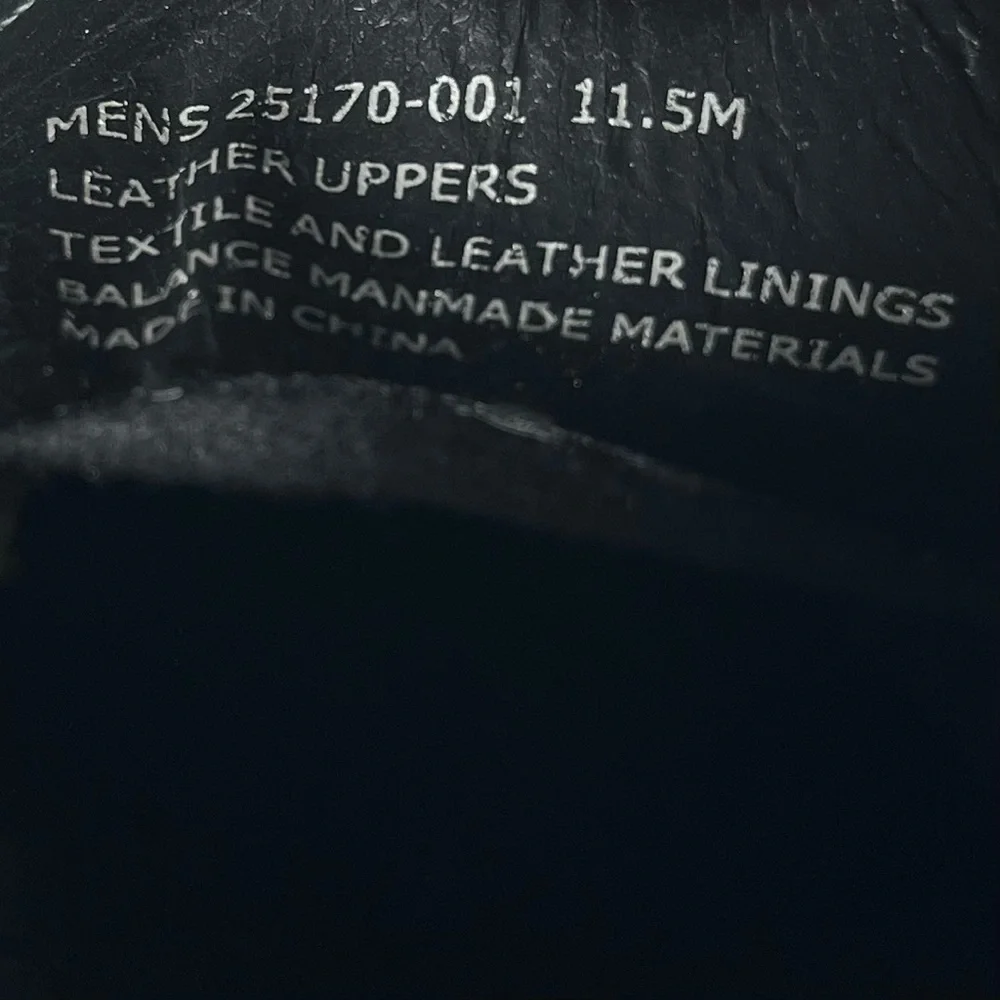 Stacy Adam Men’s 11.5 M Black Wing Tip Leather‎ Oxford Derby Lace Up Shoes